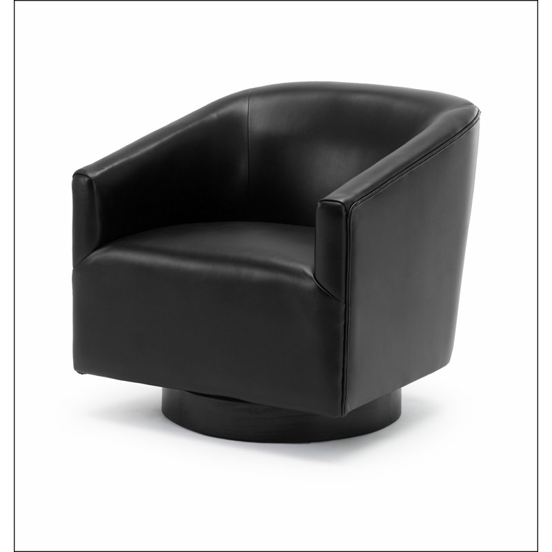 Chaise pivotante Garland, Noir