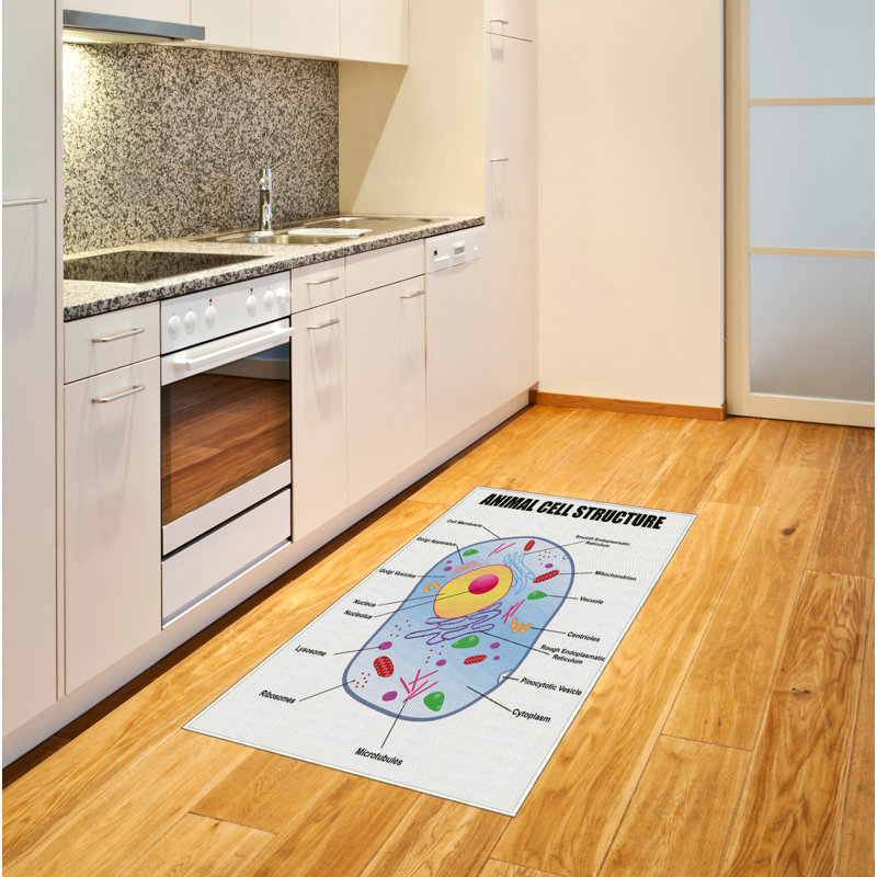 Tapis décoratif en fibre de polyester à haute densité, Rectangle 2 pi 7 po x 5 pi
