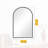 Dochas Aluminum Arch Mirror-35341605-21239144
