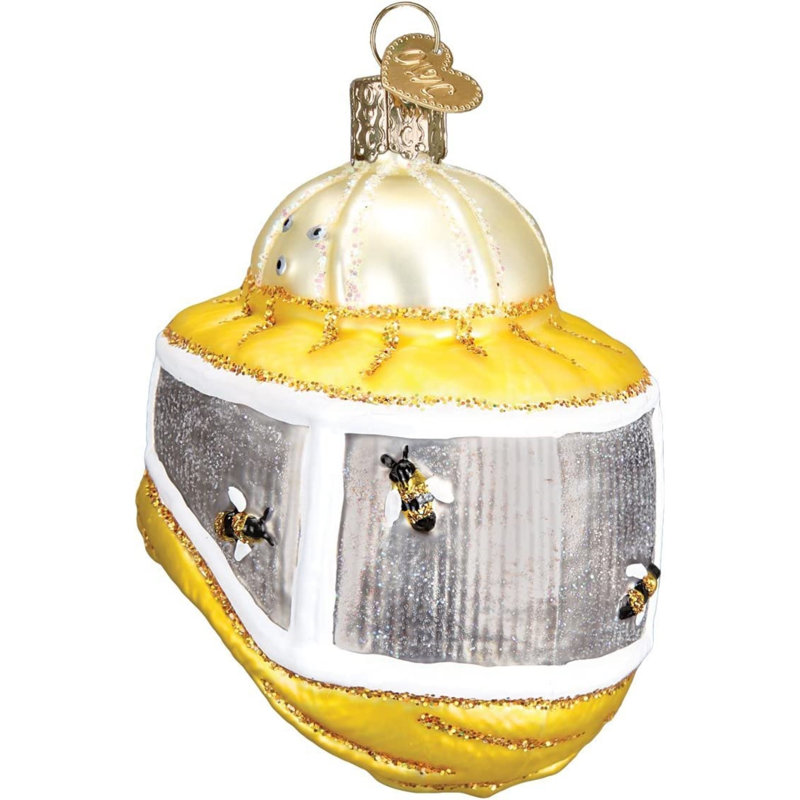 Ornement en verre soufflé pour sapin de Noël Old World