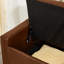 Banc capitonné rembourré avec rangement spacieux pour le salon de la chambre à coucher, couloir polyvalent, facile à assembler et à nettoyer-128632651