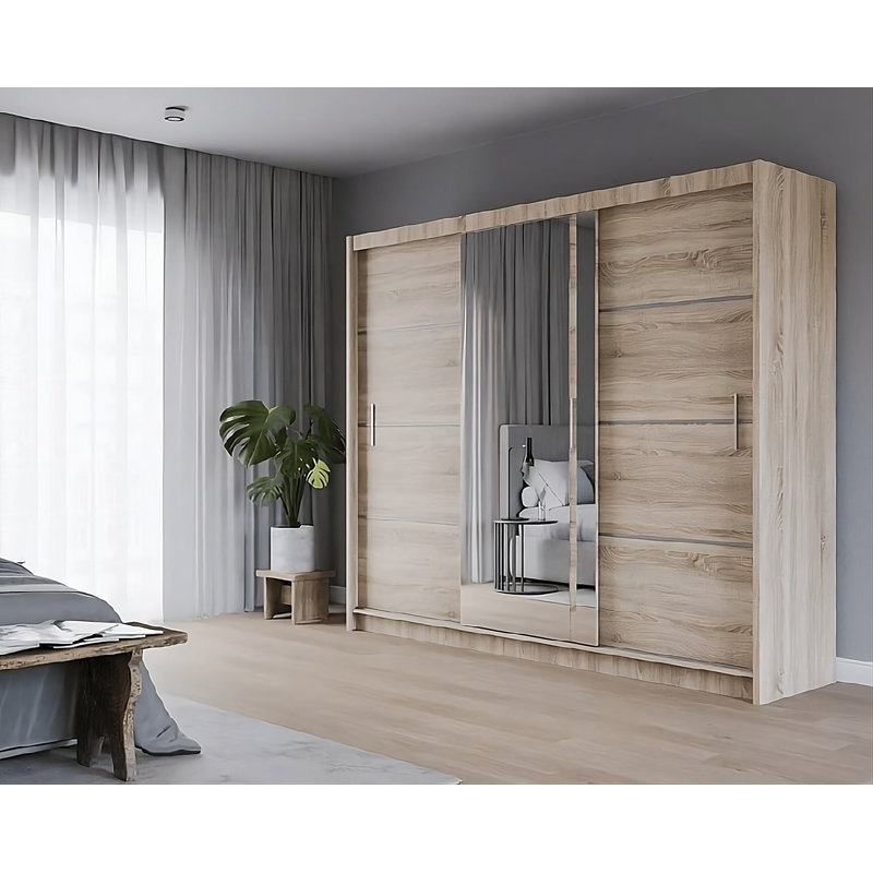 Manufactured Wood Wardrobe, Oak