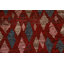 Tapis rouge marocain oriental fait à la main 9 x 12
