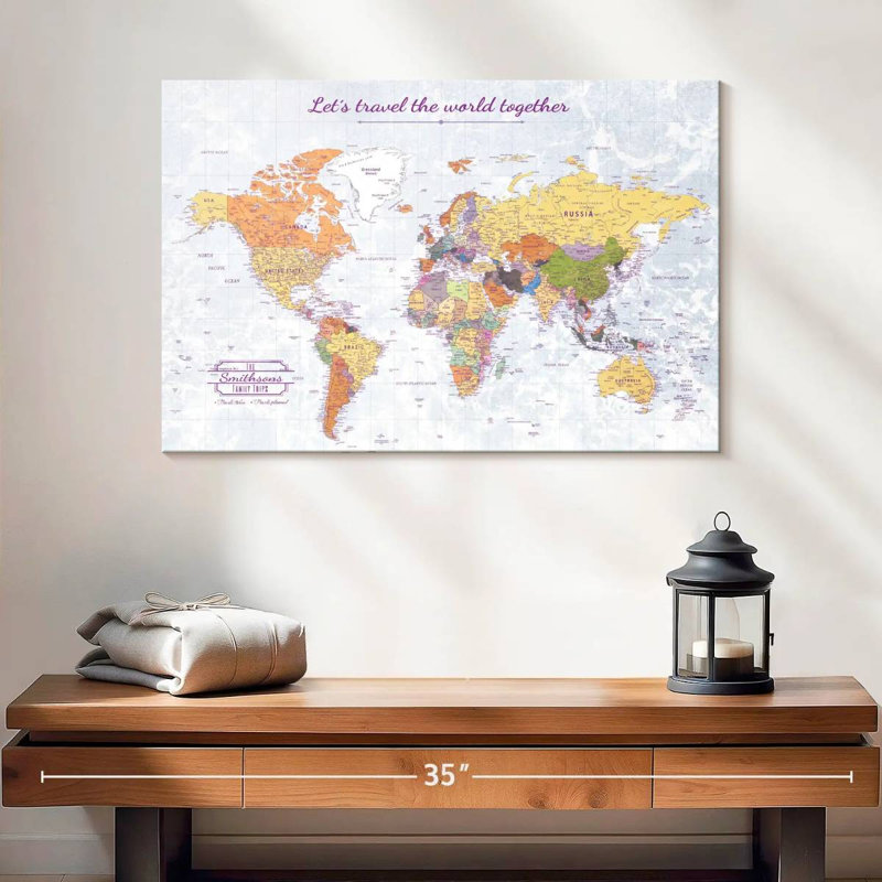Épingle personnalisée «Travel Together III» Amandalyn, H 16 po x l 24 po, Oui
