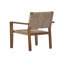 Fauteuil club d'extérieur en bois d'acacia Braeton Contemporary Coastal-126039018