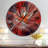 Symmetrical Fractal Flower - Modern wall clock-34141326-118658316