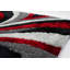 Tapis rouge / noir / gris touffeté à la main Gidget-825211464