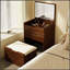 Bureau de coiffeuse 3 en 1 avec miroir rabattable, bureau en verre et 3 tiroirs pour une chambre à coucher moderne-1373868398