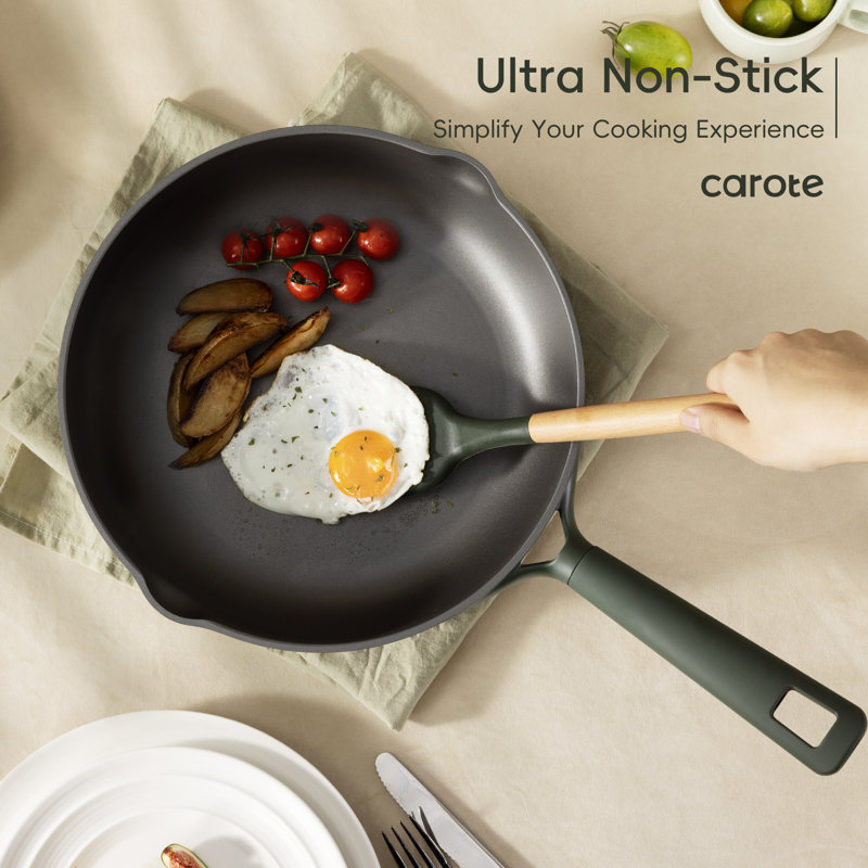 Carote 19pcs Nonstick Cookware Sets, Pots And Pans Set Nonstick,kitchen Cooking Set,  Premium Induction Cookware, Large Capacity Granite