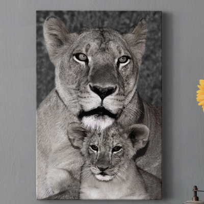 " Lioness And Cub "