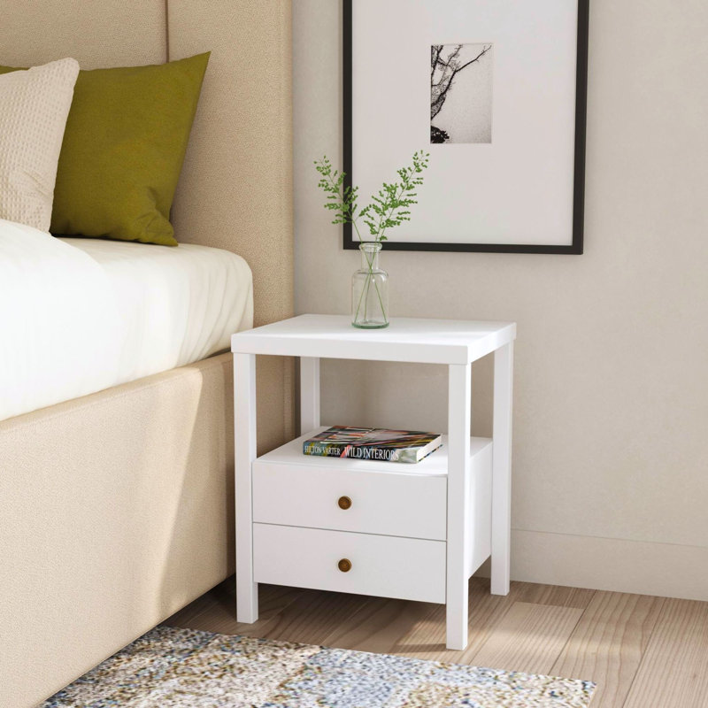Aderyn 18'' W Nightstand, White