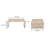 Kelly Marble Coffee Table-100332997