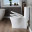 Toilette allongée une pièce 1,28 GPF (économe en eau) (siège inclus)