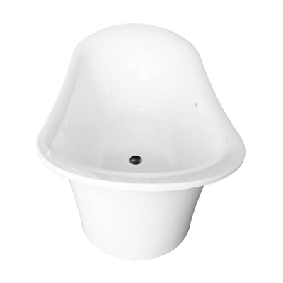 Campbell 67'' x 31.5'' Soaking Acrylic Bathtub