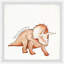 «Pimentel Baby Dinosaurs», ensemble de 4 reproductions encadrées-1204867411