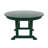 Laguna 47" W Round Plastic Outdoor Dining Table with Umbrella Hole-71388920