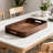 Walnut Wood Tray, Elegant Entryway Key Holder And Jewelry Organizer, Stylish Decorative Tray For Vanity And Home Decor