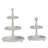 2 Tier Wooden Beaded Display Stand -114022677