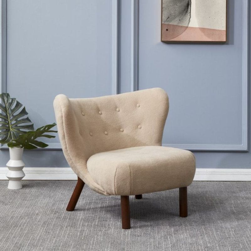 Chaise d'appoint capitonnée 33,1 po de largeur