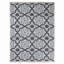 Tapis d'intérieur rectangulaire contemporain en laine nouée à la main, blanc anthracite-726621758