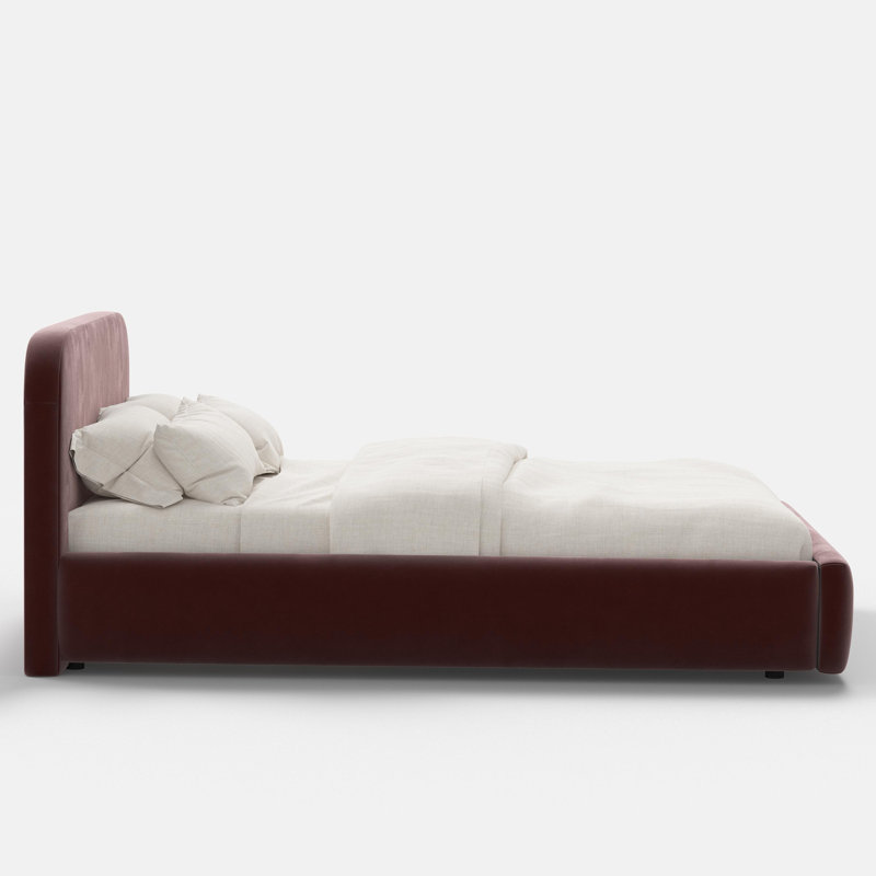 Upholstered Bed, King, Pitt Adobe