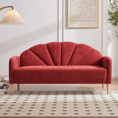 Aprilette 82.5" Genuine Leather Sofa