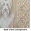 Planche à découper en verre Fawn Beardy Collie