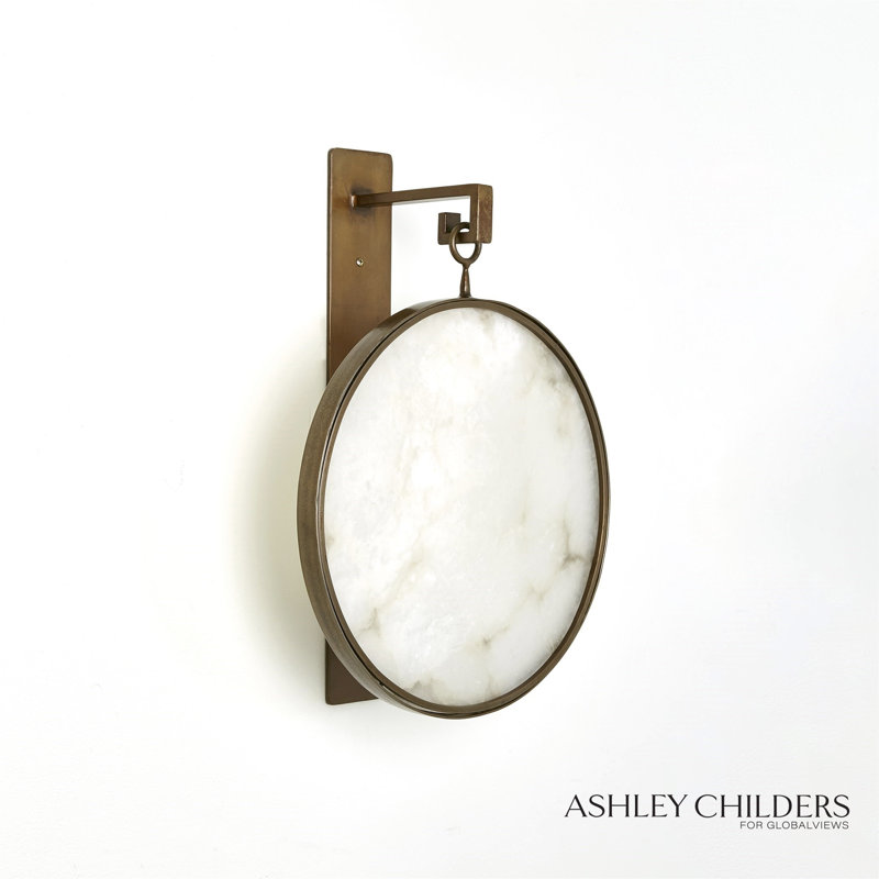 Anya Wall Sconce-Black/Bronze