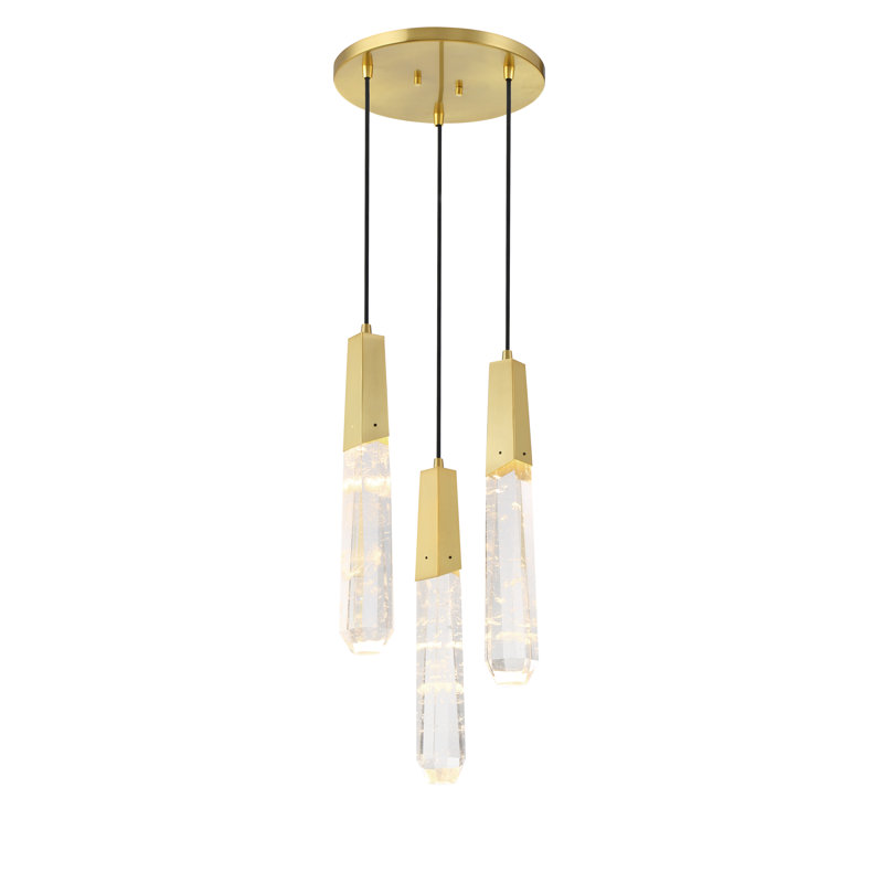 George Kovacs Drifting Droplets - 3 Light Led Pan Pendant