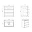 Armoire de plancher sans lavabo - gris, 3 tiroirs, élégant et chic-moderne, rangement maximal, lisse et silencieux, salle de bain gris ergonomique chic-moderne,-591372908-591372909