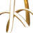 19" Gold Metal Abstract Geo Table Lamp