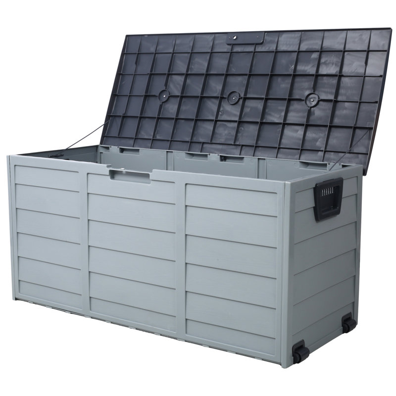 Boîte de rangement pour terrasse et jardin toutes saisons