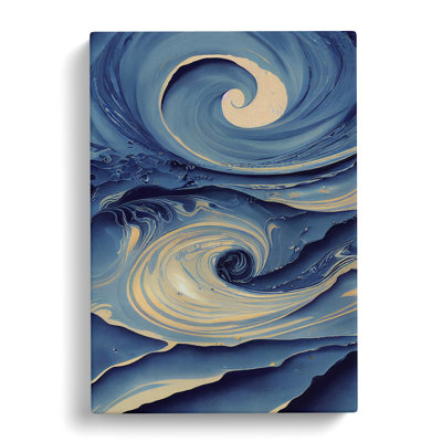 Ocean Sea Abstract Art Vol.5 - Wrapped Canvas