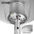 Propane Gas Patio Heater, Outdoor 11,000 BTU Table Top Heater with Pilot Light for Garden Backyard-80601123