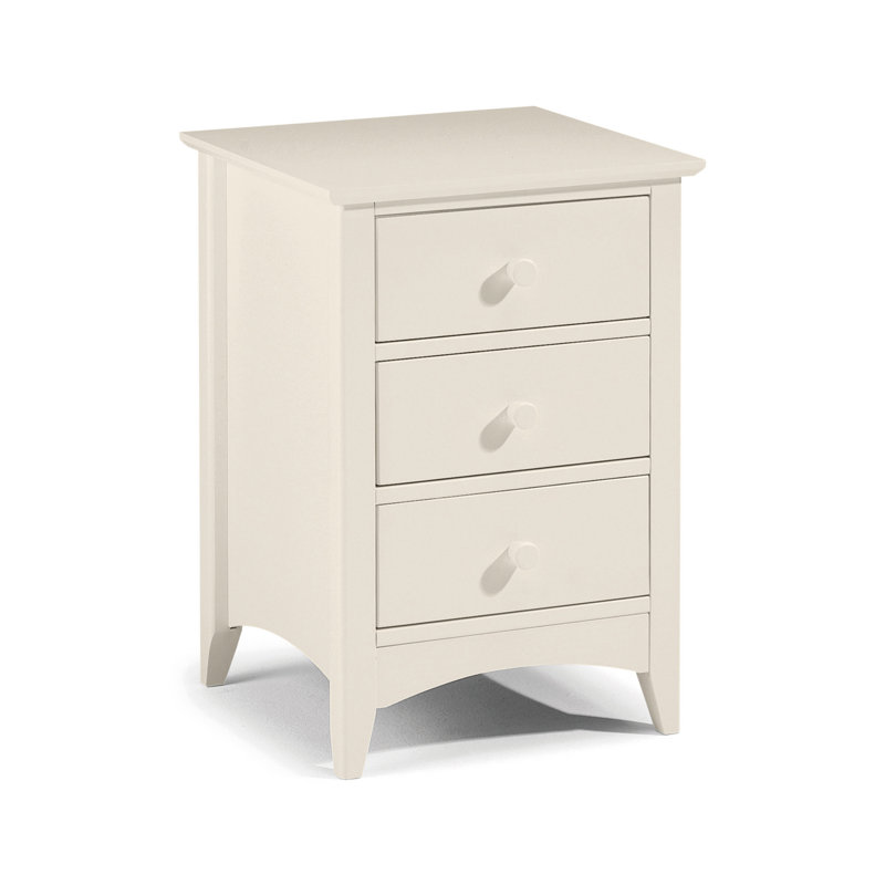 Kingsbury 44cm W Solid Wood Bedside Table