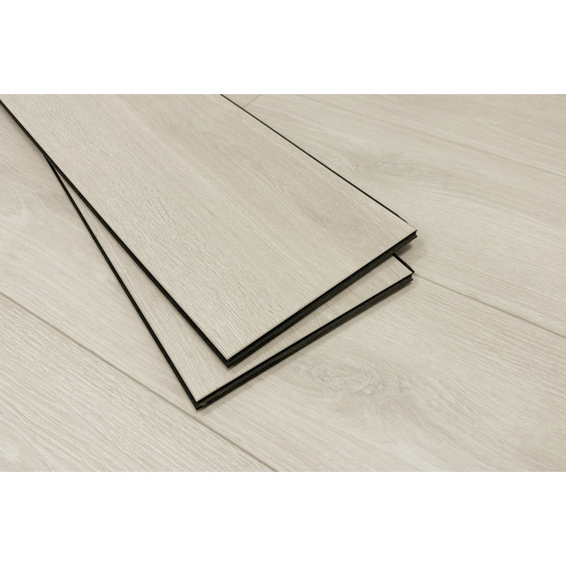 Plancher stratifié l 9,25 po x L 60 po x 12 mm Lininge, Gris Allure