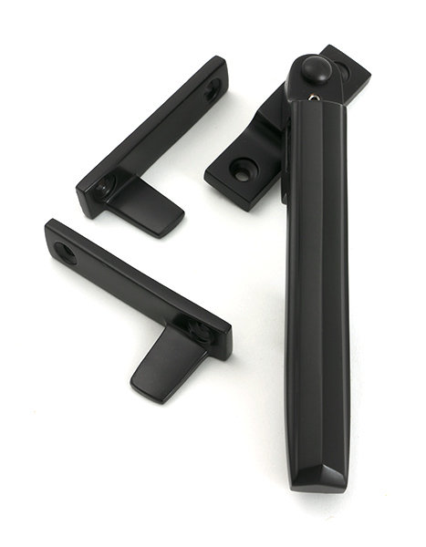 Art Deco Night-Vent Locking Fastener, Aged Bronze