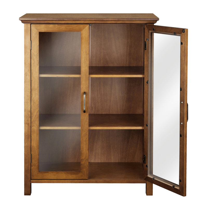Armoire de rangement autoportante à 2 portes Yarissa