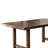 Tavion Walnut Dining Table Seats 6