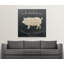 «Walstrand Le Cochon Cameo Square», reproduction d'art graphique Courtney Prahl-19347707-26534221
