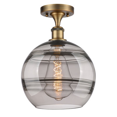 Plafonnier semi-encastré 1 lumière Ballston - Adrieanna