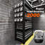 Household Storage Rack, Adjustable Display Rack, Basement Balcony Storage Rack, Carbon Steel Storage Rack, 120Cm * 40Cm * 180Cm, Five Floors (Black)