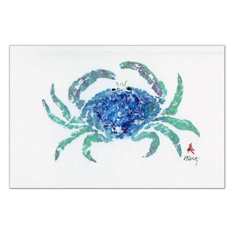 Napperon crabe vert | Bord de mer, Mauve