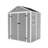 6*5Ft Resin Storage Shed,Plastic Garden Tool Outside Sheds,High Quality Pp Material,Strong Structure,Waterproof,Rust And UV Proof,Large Storage Space,12Mm Thick Pp Board,HD Window Lighting
