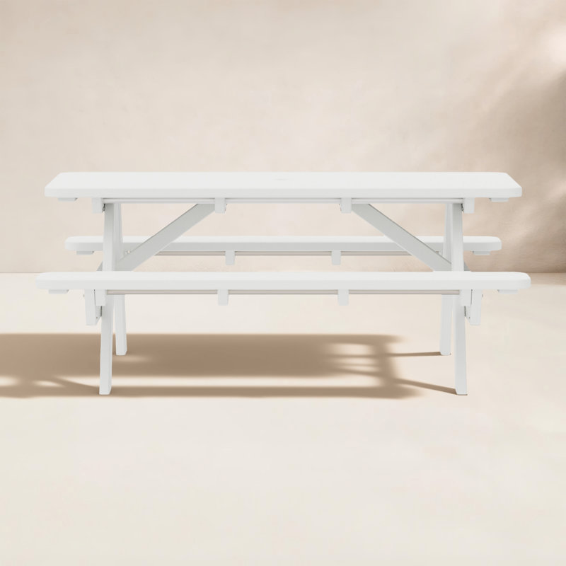 Table de pique-nique 72 po POLYWOOD Park, Blanc