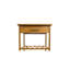 Chariot de cuisine, chariot contemporain avec trois tablettes ouvertes et tiroir de rangement