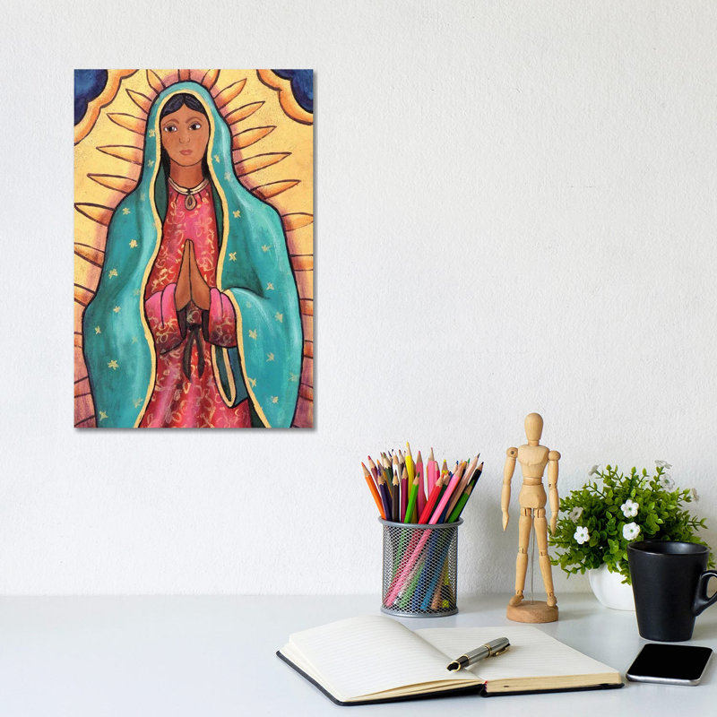 Guadalupe 1 Piece Wrapped Canvas Wall Art, 20.32 cm H x 30.48 cm W
