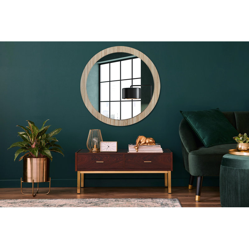 Huldar Glass Flat Wall Mirror