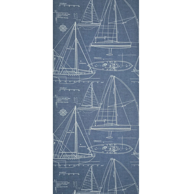 Papier peint bleu marine foncé