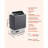 Sauna Heater, 6KW 220V Electric Sauna Stove, Steam Bath Sauna Heater with Built-In Controls, 3h Timer and Adjustable Temp for Max. 176-318 Cubic Feet, Home Hotel Spa Shower Use